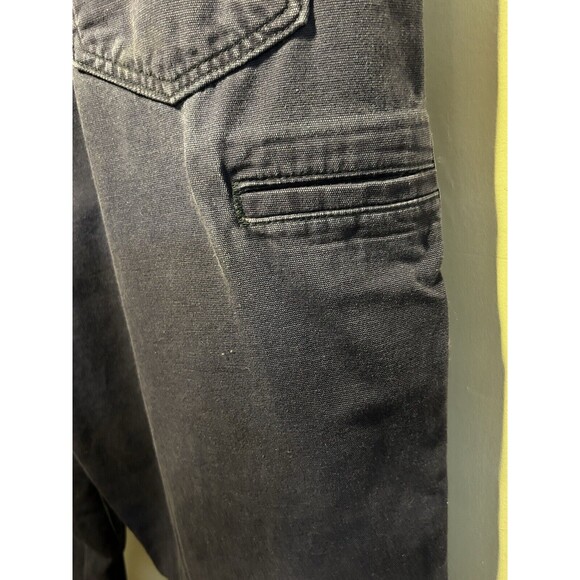 Carhartt FR Flame Resistant CAT 2 Pants Mens 42x34 Navy Blue loose fit FRB159 - Picture 6 of 12